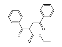 ethyl α,β-dibenzoylpropionate Structure