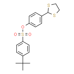 4-(1,3-DITHIOLAN-2-YL)PHENYL 4-(TERT-BUTYL)BENZENESULFONATE structure