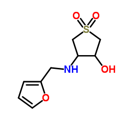 4-[(2-FURYLMETHYL)AMINO]TETRAHYDROTHIOPHENE-3-OL 1,1-DIOXIDE picture