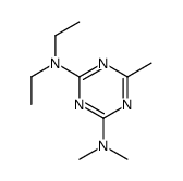 2-N,2-N-diethyl-4-N,4-N,6-trimethyl-1,3,5-triazine-2,4-diamine结构式