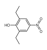 2,6-diethyl-4-nitrophenol Structure