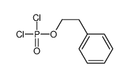2-dichlorophosphoryloxyethylbenzene Structure