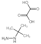 Hydrazine, (1,1-dimethylethyl)-, ethanedioate (1:1) structure