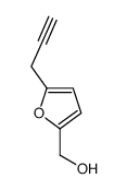 (5-prop-2-ynylfuran-2-yl)methanol Structure