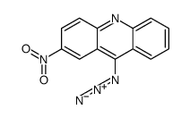 9-azido-2-nitroacridine结构式