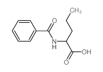 2-benzamidopentanoic acid structure