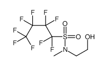 1,1,2,2,3,3,4,4,4-nonafluoro-N-(2-hydroxyethyl)-N-methylbutane-1-sulphonamide Structure