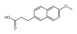 3-(6-methoxynaphthalen-2-yl)propanoic acid Structure
