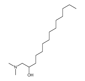 1-(dimethylamino)tetradecan-2-ol结构式