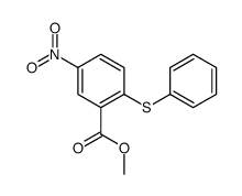 METHYL 5-NITRO-2-(PHENYLTHIO)BENZOATE structure