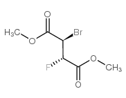 dimethyl threo-2-bromo-3-fluorosuccinate structure