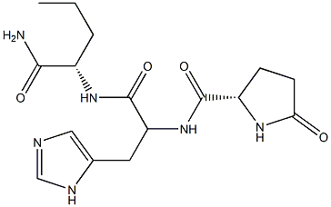 pGlu-L-His-L-Nva-NH2 Structure