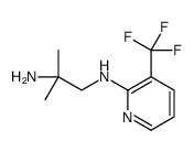 2-Methyl-N1-[3-(trifluoromethyl)-2-pyridinyl]-1,2-propanediamine结构式