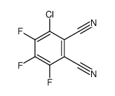3-chloro-4,5,6-trifluorobenzene-1,2-dicarbonitrile Structure