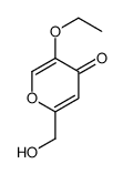 5-ethoxy-2-(hydroxymethyl)pyran-4-one Structure