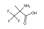 (RS)--2-amino-2-methyl-3,3,3-trifluoropropanoic acid结构式