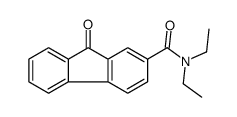 N,N-diethyl-9-oxofluorene-2-carboxamide Structure