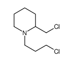 2-(chloromethyl)-1-(3-chloropropyl)piperidine结构式