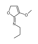 (2E)-3-Methoxy-N-propyl-2(5H)-furanimine Structure