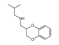 N-(2,3-dihydro-1,4-benzodioxin-3-ylmethyl)-2-methylpropan-1-amine结构式