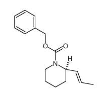 benzyl (R,E)-2-(prop-1-en-1-yl)piperidine-1-carboxylate Structure