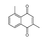 2,5-dimethyl-1,4-naphthoquinone结构式