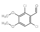 2,6-二氯-3,4-二甲氧基苯甲醛结构式