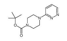 4-(哒嗪-3-基)哌嗪-1-羧酸叔丁酯结构式