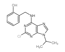 2-Chloro-6-(2-hydroxybenzylamino)-9-isopropylpurine structure