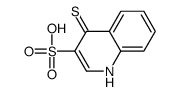 4-sulfanylidene-1H-quinoline-3-sulfonic acid Structure