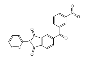 5-(3-nitrobenzoyl)-2-pyridin-2-ylisoindole-1,3-dione Structure