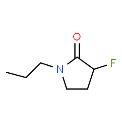 2-Pyrrolidinone,3-fluoro-1-propyl-(9CI) structure