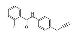 Benzamide, N-[4-(cyanomethyl)phenyl]-2-fluoro- (9CI) picture