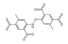 N,O-bis-(5-methyl-2,4-dinitro-phenyl)-hydroxylamine结构式