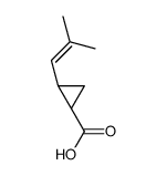 (1R,2S)-2-(2-methylprop-1-enyl)cyclopropane-1-carboxylic acid结构式