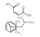 but-2-enedioic acid; 3-dimethylamino-2,2-dimethyl-1-phenyl-propan-1-one structure