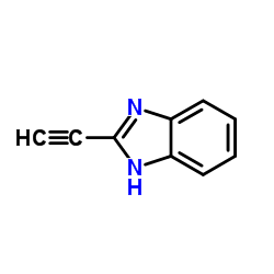 2-Ethynyl-1H-benzimidazole结构式