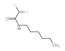 Acetamide,2,2-dichloro-N-hexyl- structure