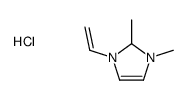 1-ethenyl-2,3-dimethyl-1,2-dihydroimidazol-1-ium,chloride Structure