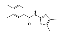 Benzamide, N-(4,5-dimethyl-2-thiazolyl)-3,4-dimethyl- (9CI) picture