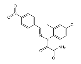 N'-(4-chloro-2-methylphenyl)-N'-[(4-nitrophenyl)methylideneamino]oxamide Structure