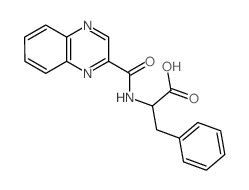 N-(2-Quinoxaloyl)-L-phenylalanine Structure