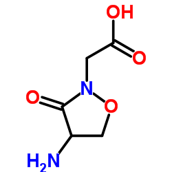 2-Isoxazolidineacetic acid, 4-amino-3-oxo- (9CI) structure