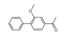 1-(2-methoxy-[1,1'-biphenyl]-4-yl)ethanone结构式