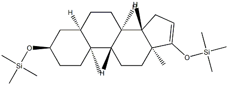 3α,17-Bis(trimethylsiloxy)-5β-androst-16-ene结构式