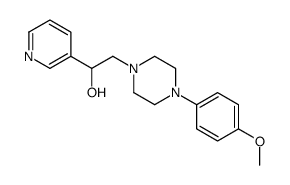 2-[4-(4-methoxyphenyl)piperazin-1-yl]-1-pyridin-3-ylethanol Structure