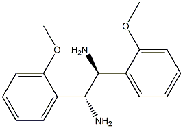 Meso-1,2-bis(2-Methoxyphenyl)ethylenediaMine Structure