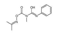 (propan-2-ylideneamino) N-methyl-N-(phenylcarbamoyl)carbamate结构式