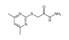 (4,6-DIMETHYL-PYRIMIDIN-2-YLSULFANYL)-ACETIC ACID HYDRAZIDE图片