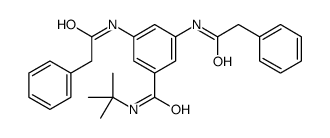 N-tert-butyl-3,5-bis[(2-phenylacetyl)amino]benzamide Structure
